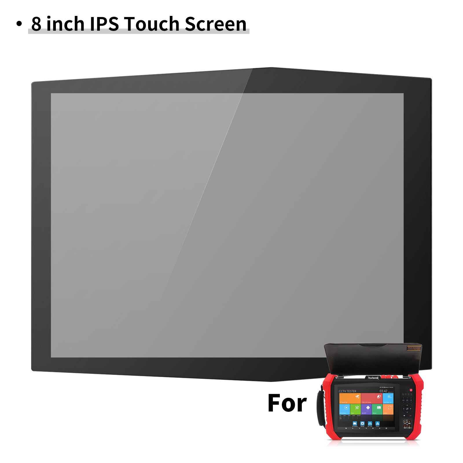 8 inch Touch screen for H20 series tester