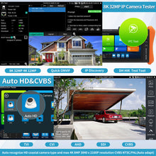 Load image into Gallery viewer, Rsrteng IPC-H12-ADHS CCTV Tester 8K 32MP 12MP IP Camera Tester
