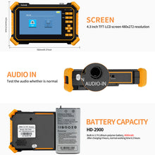 Load image into Gallery viewer, Rsrteng HD-2900 Coaxial Security Camera Tester
