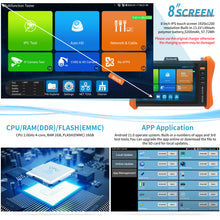 Load image into Gallery viewer, Rsrteng IPC-H12 CCTV Tester 8K 32MP 12MP IP Camera Tester
